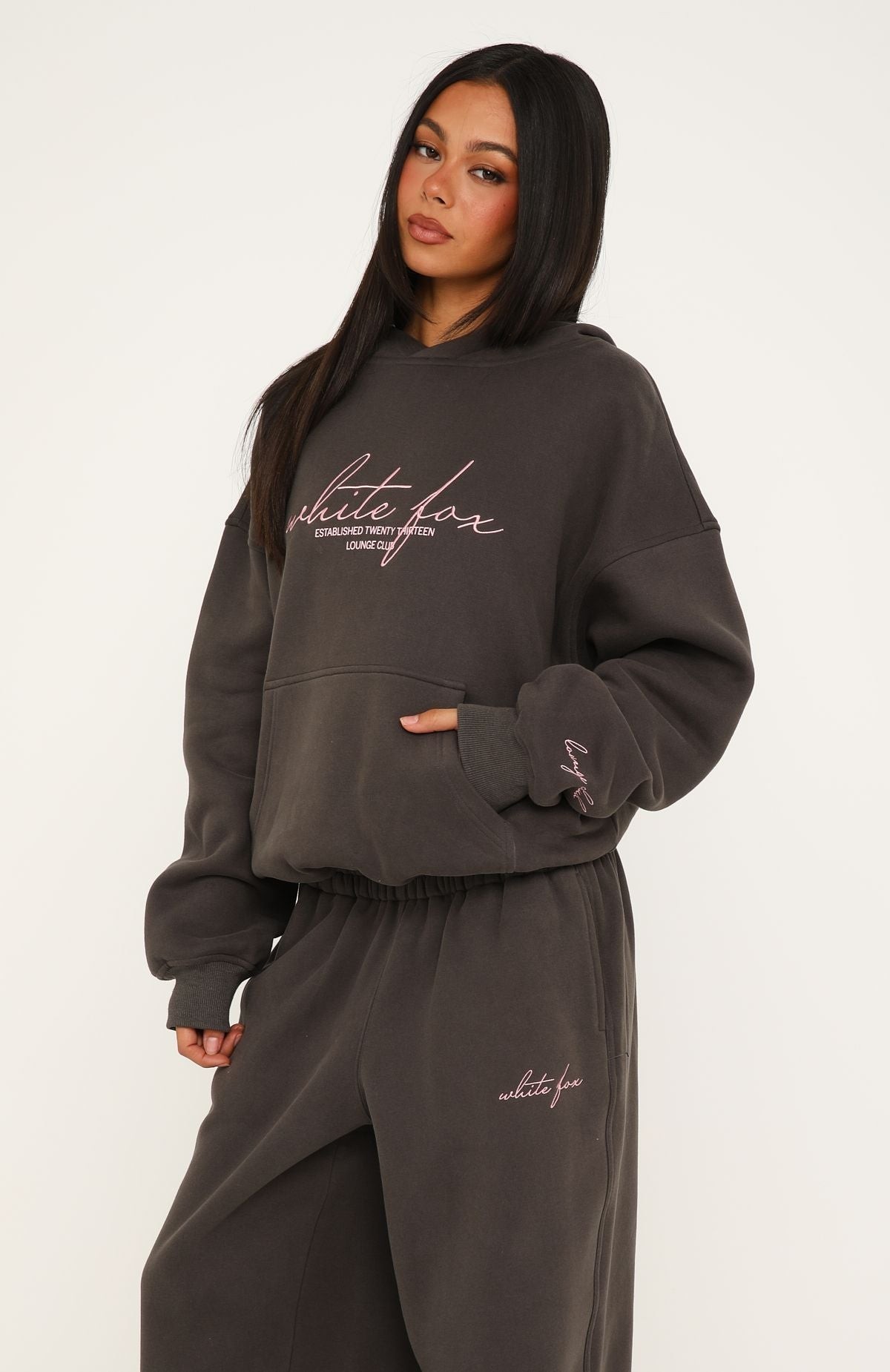 Know What You Want Oversized Hoodie Volcanic view 3