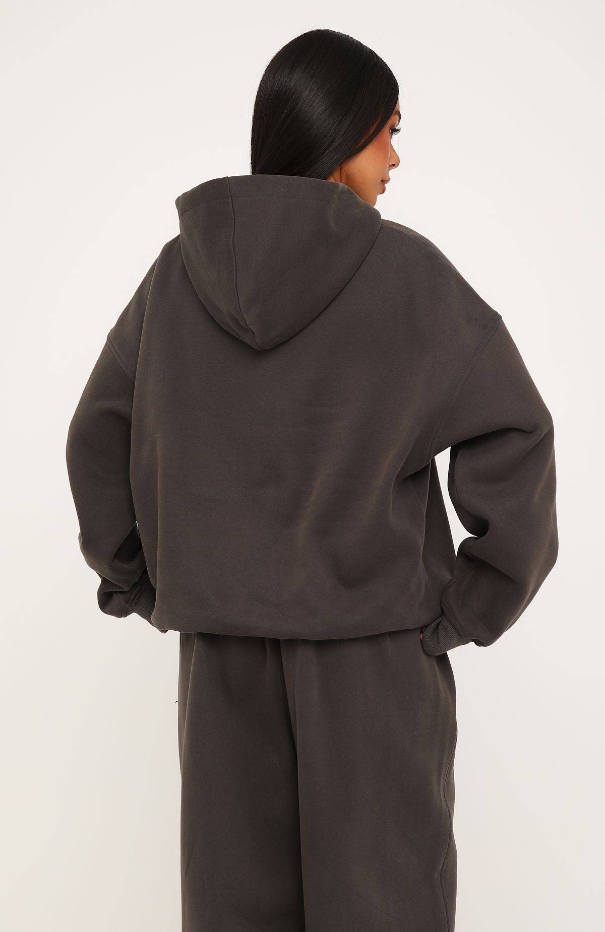 Know What You Want Oversized Hoodie Volcanic view 4